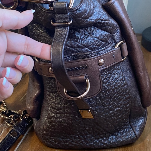 Coach Rare Pinnacle Eva Croc Embossed Handbag - Picture 11 of 12